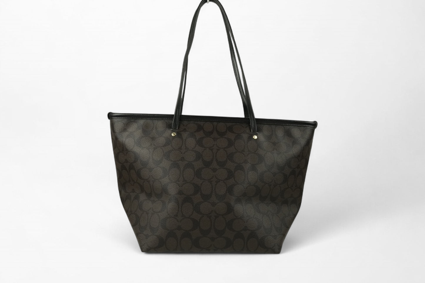Coach Signature Street Zip Tote