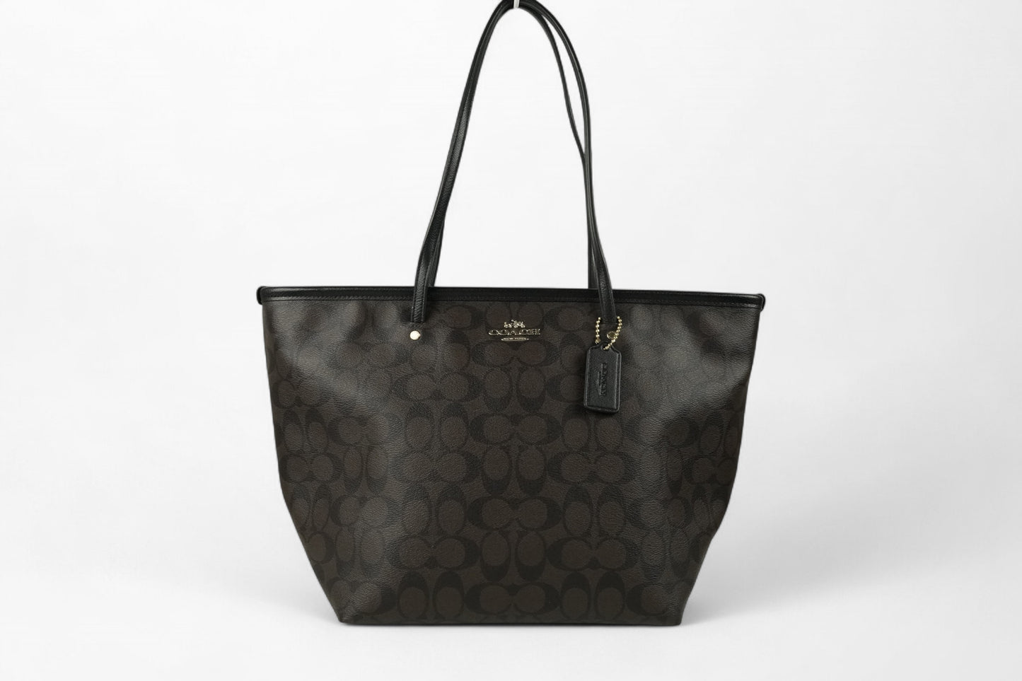 Coach Signature Street Zip Tote