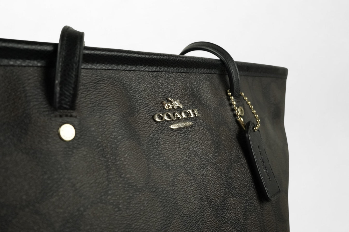 Coach Signature Street Zip Tote